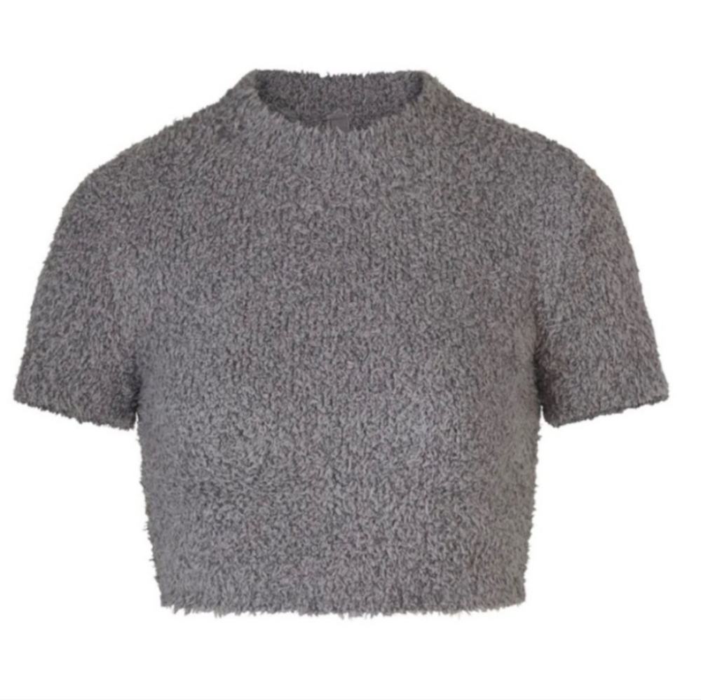 SKIMS Cozy Knit Crop Tee s/m